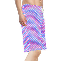 Pulses Small Men's All Over Print Beach Shorts
