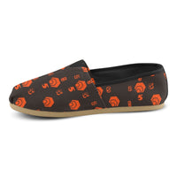 5555 Orange Casual Canvas Women's Shoes