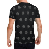 Hex Black & Grey Men's All Over Print T-shirt