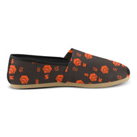 5555 Orange Casual Canvas Women's Shoes