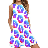 Pulse Sleeveless Tank Dress with Pockets