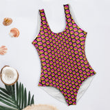 Hex Small Black Women's Low Back One Piece Swimsuit