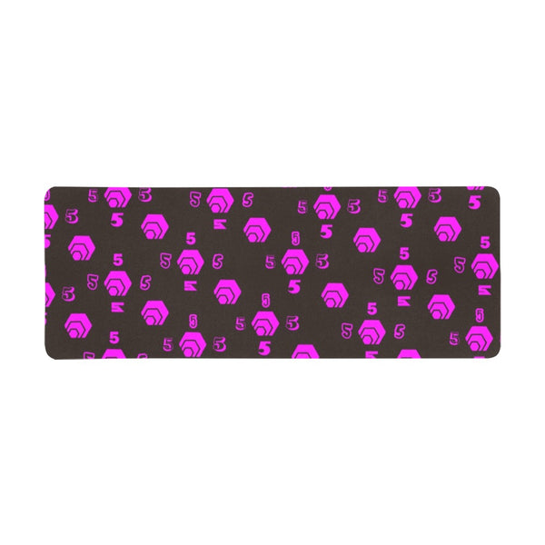 5555 Pink Rectangle Mousepad(31"x12")