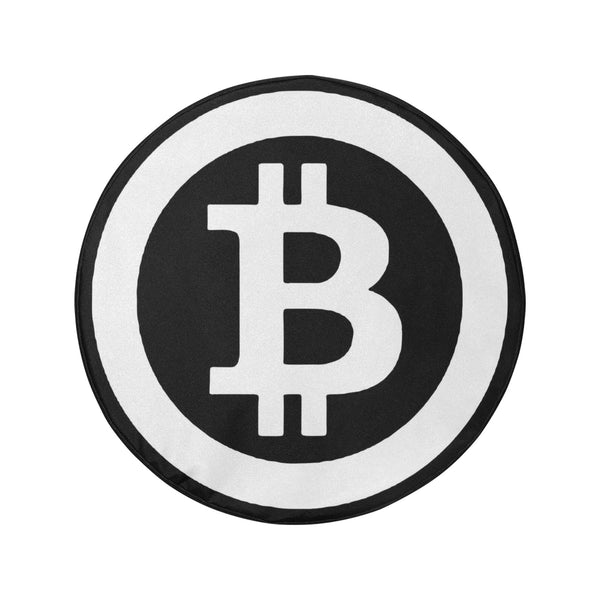 Bitcoin Logo Spare Tire Cover (Large)(17")