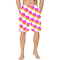 Hex All Over Print Basketball Shorts With Pockets