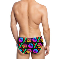 HPXdotCOM Black Men's Swimming Briefs