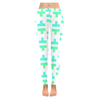 Thetas Colored All-Over Low Rise Leggings