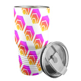 Hex Insulated Stainless Steel Tumbler (30oz ）