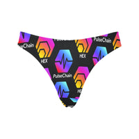 Hex Pulse TEXT Black Women's Classic Thong