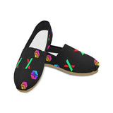 HPX Black Casual Canvas Women's Shoes