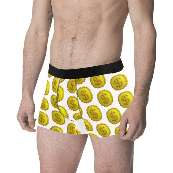 IM 3D WHT Men's All Over Print Boxer Briefs