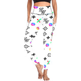 RH HPX Color Black All Over Print High Waist Leggings with Pockets