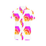 Hex Tapered Men's All Over Print Shirt