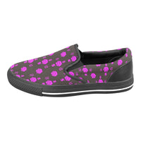 5555 Pink Slip-on Canvas Women's Shoes