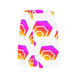 Hex Tapered All Over Print Basketball Shorts With Pockets