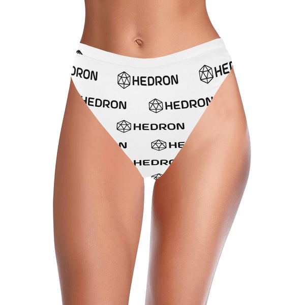 Hedron Combo High-Waisted High-Cut Bikini Bottom