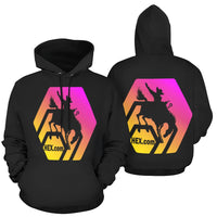 Hex Horse Men's All Over Print Hoodie