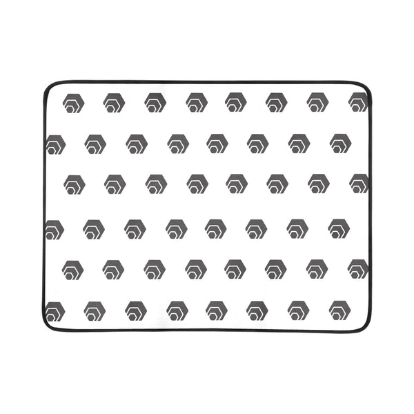 Hex Black Beach Mats 78"x 60"