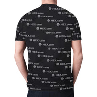 HEXdotcom Combo Grey Men's All Over Print Mesh T-shirt