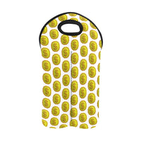 IM 3D WHT 2-Bottle Neoprene Wine Bag