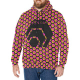 HexDotCom Black New Men's All-Over Print Hoodie