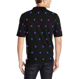 Pulse Small Black Men's All Over Print Polo Shirt