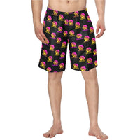 Hex Color Dot Com Black Men's Swim Trunk