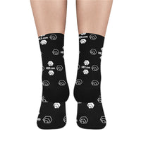 Hex Dot Com White Sublimated Crew Socks (3 Packs)