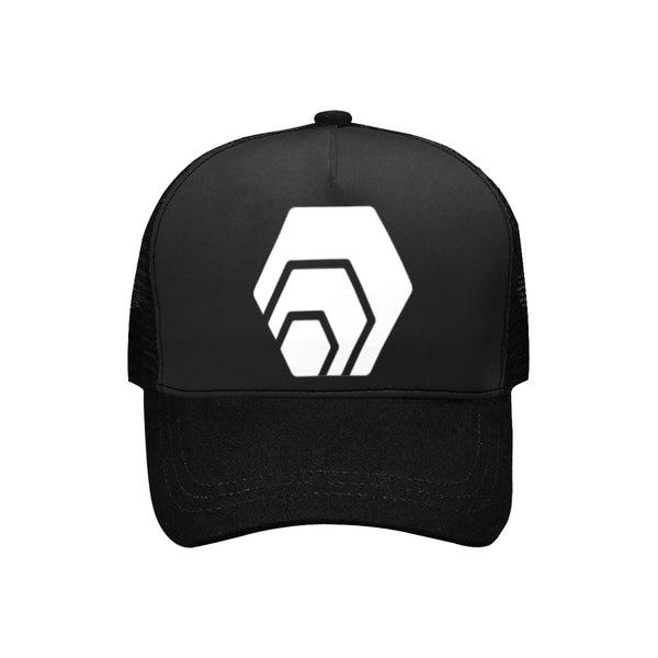 Hex White Logo Black Unisex Baseball Cap