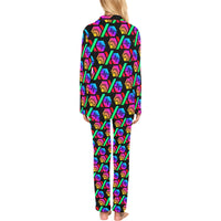 Hex PulseX Pulse Black Women's Long Pajama Set