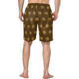 Hex Brown & Tan Men's Swim Trunk