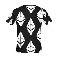 Ethereums Black Men's All Over Print T-shirt