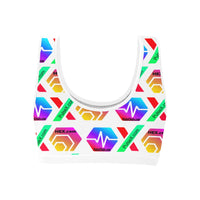 HPXdotCOM Women's All Over Print Sports Bra