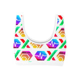 HPXdotCOM Women's All Over Print Sports Bra