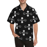 Hex Dot Com White Men's All Over Print Hawaiian Shirt