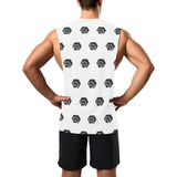 Hex Black Men's Open Sides Workout Tank Top