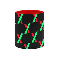 PulseX Black Ceramic Mug With Inner Color (11oz)