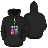 I Sac'd Stacked Women's All Over Print Hoodie