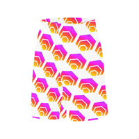 Hex All Over Print Basketball Shorts With Pockets