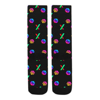 HPX Black Small Sublimated Crew Socks (3 Packs)