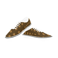 Hex Brown & Tan Men's Classic Canvas Low Top Shoe