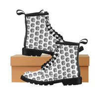 Future 3d WHT Men's PU Leather Martens Boots