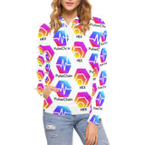 Hex Pulse TEXT Women's All Over Print Hoodie