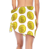 IM 3D WHT Women's Beach Sarong Wrap