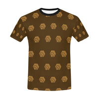 Hex Brown & Tan Men's All Over Print T-shirt