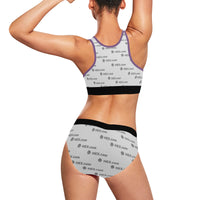 HEXdotcom Combo Grey Women's Sports Bra Yoga Set