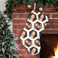 Richard Heart Faces1 Christmas Stocking