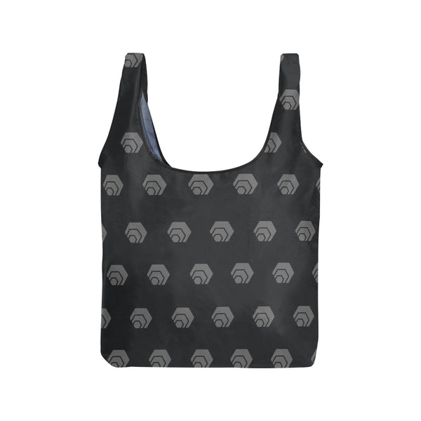 Hex Black & Grey Foldable Grocery Bag
