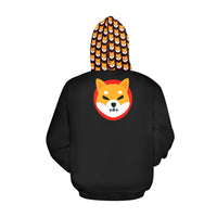 Shiba Inu Black Special Edition Men's All Over Print Hoodie