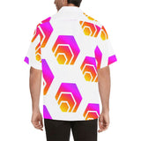 Hex Tapered Men's All Over Print Hawaiian Shirt